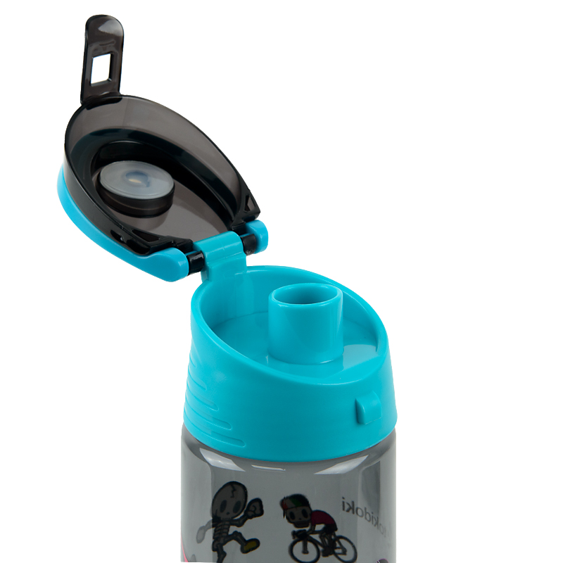 Water bottle Kite tokidoki TK22-401, 550 ml, black