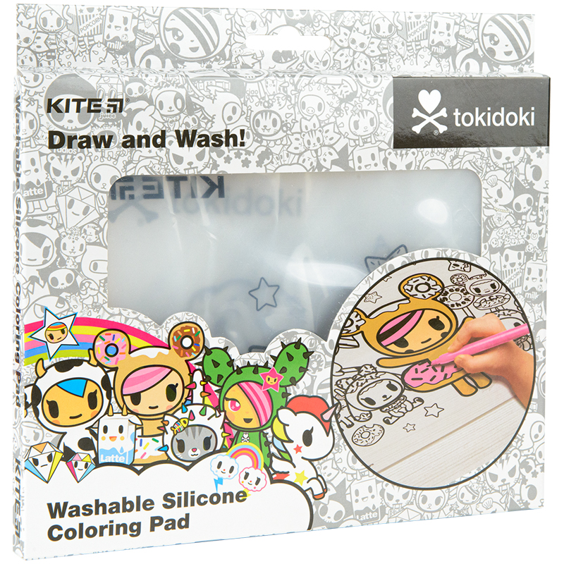 Washable silicone coloring pad Kite tokidoki TK22-424