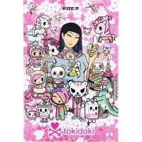 Notebook Kite tokidoki TK23-193-1, thermobinder, А5, 64 sheets, blank