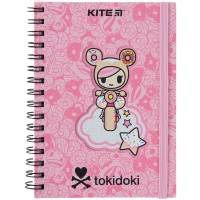 Spiral notebook Kite tokidoki TK23-229, А6, 80 sheets, squared