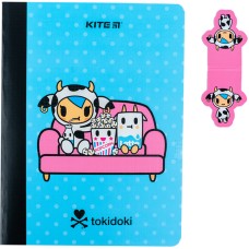 Notebook and page clip Kite tokidoki TK24-192, А5, 60 sheets, squared  1