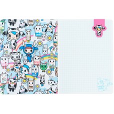 Notebook and page clip Kite tokidoki TK24-192, А5, 60 sheets, squared  2