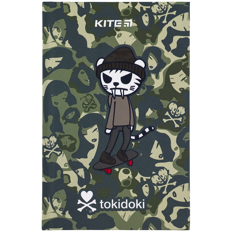 Notizblock Kite tokidoki TK24-199-2, fester Einband, А6, 80 Blätter, kariert