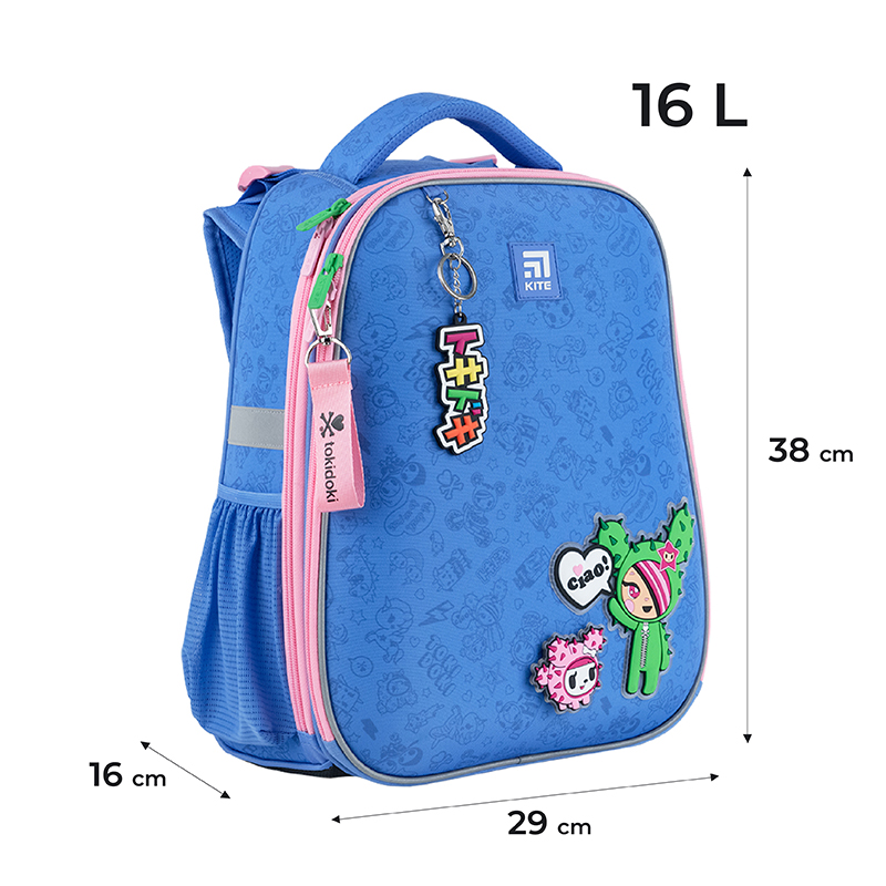 Hard-shaped school backpack Kite Education tokidoki TK24-531M